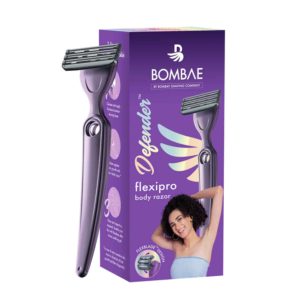Buy Bombae Defender Flexipro Body Razor 200 gm - Purplle