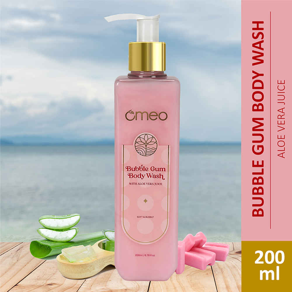Buy Omeo Bubble Gum Body Wash ,Shower Gel Enrich With Aloe Vera Juice Extract For Men & Women 200 ml - Purplle