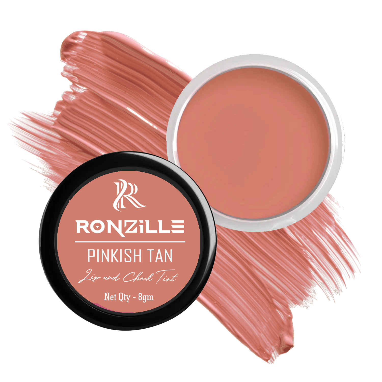Buy Ronzille Lip and cheek Tint Pinkish Tan 8 gm - Purplle