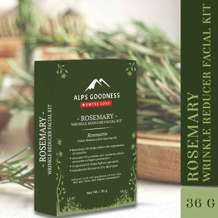 Buy Alps Goodness Wrinkle Reducer Facial Kit - Rosemary (36 gm) - Purplle