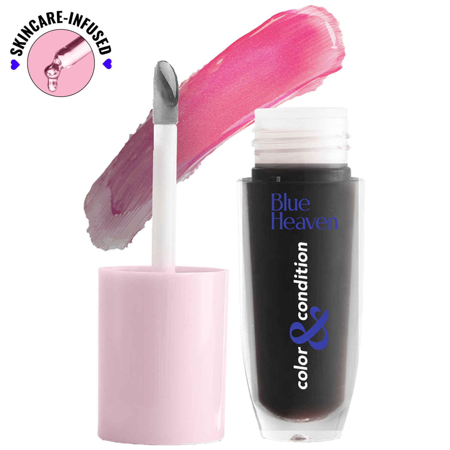 Buy Blue Heaven Color & Condition Tinted Lip Oil, Black Magic, 4.2 ml - Purplle