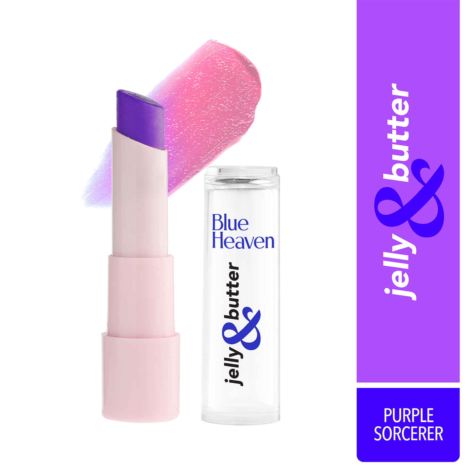 Buy Blue Heaven Jelly & Butter Hydrating Lip Balm, Purple Sorcerer, 3 gm - Purplle