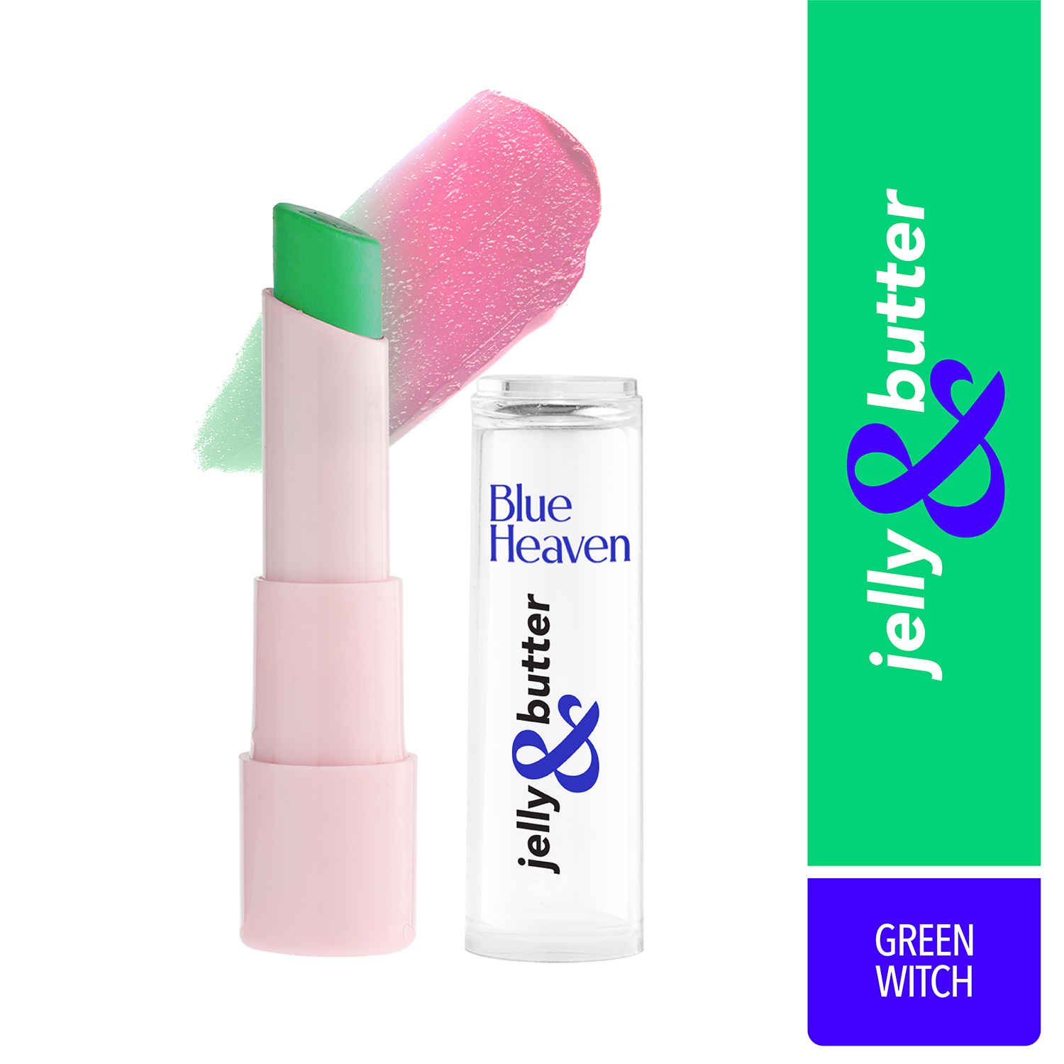 Buy Blue Heaven Jelly & Butter Hydrating Lip Balm, Green Witch, 3 gm - Purplle