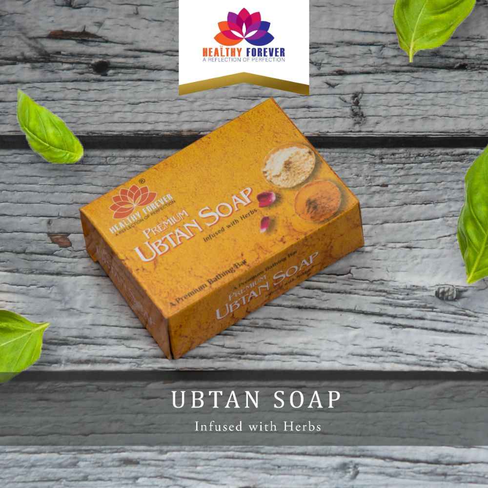 Buy Healthy Forever Ubtan Soap With Rose Petals,Saffron Amba Haldi,Sulphate for Women,Men(Pack of 1) 120 g - Purplle
