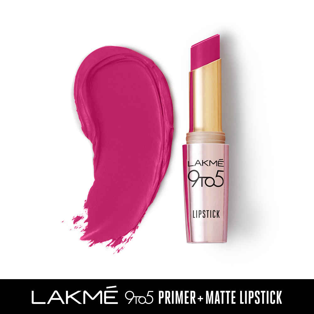 Buy Lakme 9TO5 Primer + Matte Lip Color MP4 Plum Pick (3.6 gm) - Purplle