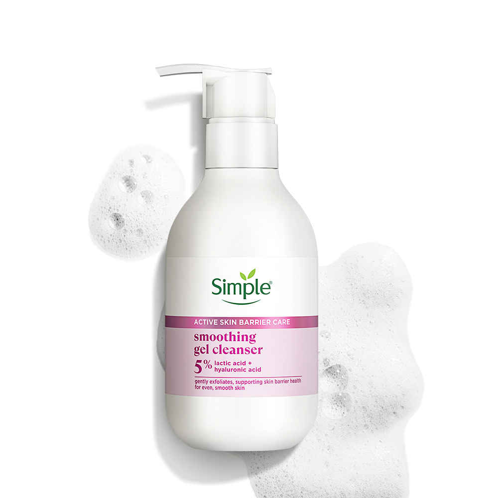 Buy Simple Active Skin Barrier Care Smoothing Gel Cleanser 150 ml - Purplle