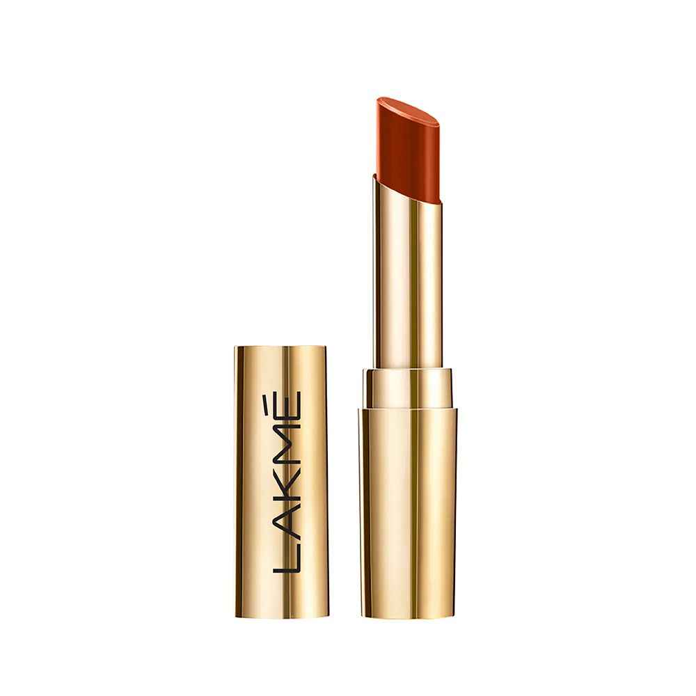 Buy Lakme Glitterati Collection Shine Lipstick Sand Nude 3.4 gm - Purplle