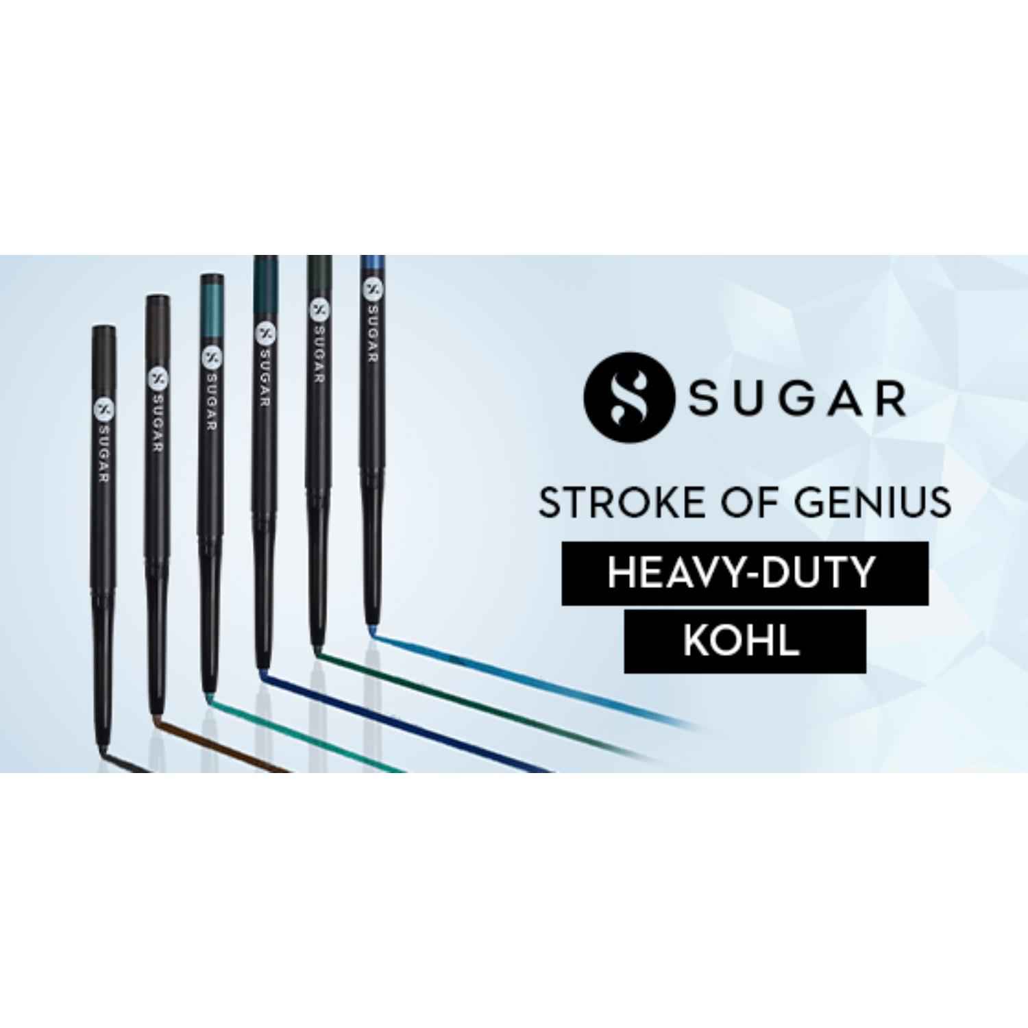 Buy SUGAR Cosmetics Stroke Of Genius Heavy-Duty Kohl with Sharpner | Long Lasting, Smudge Proof & Waterproof Kajal Pencil | Matte Finish | 1.2gm - 05 Black Magic - Purplle
