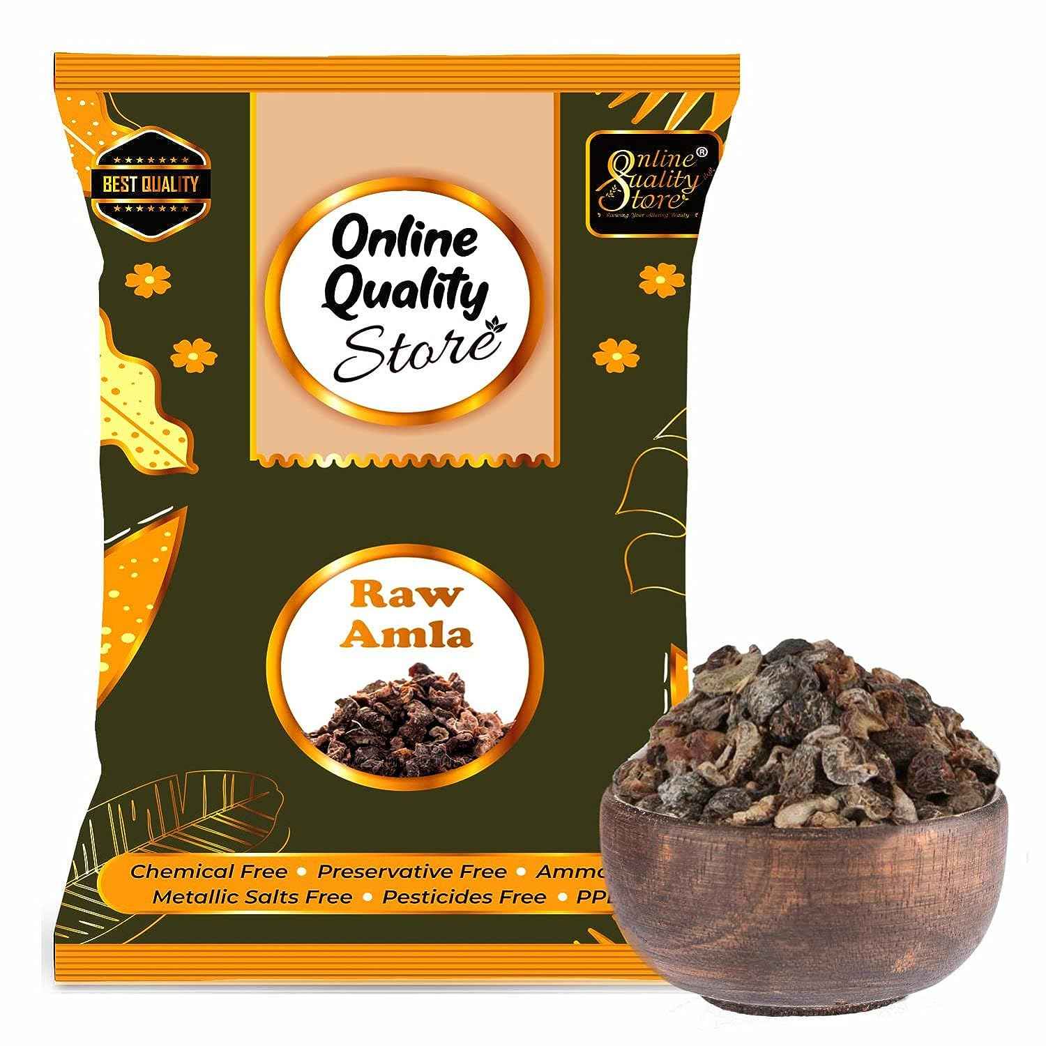 Buy Online Quality Store Raw Amla - 400 gm |100% Natural, No Preservatives |Organic Amla Indian Gooseberry raw form for Hair and skin |raw amla for hair growth organic |indian gooseberry amla - Purplle