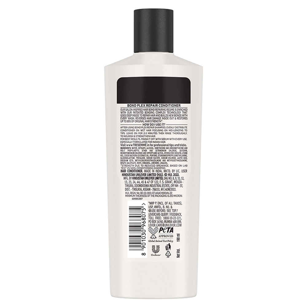 Buy Tresemme Bond Plex Repair Conditioner 190ml With Complex Technology - Purplle