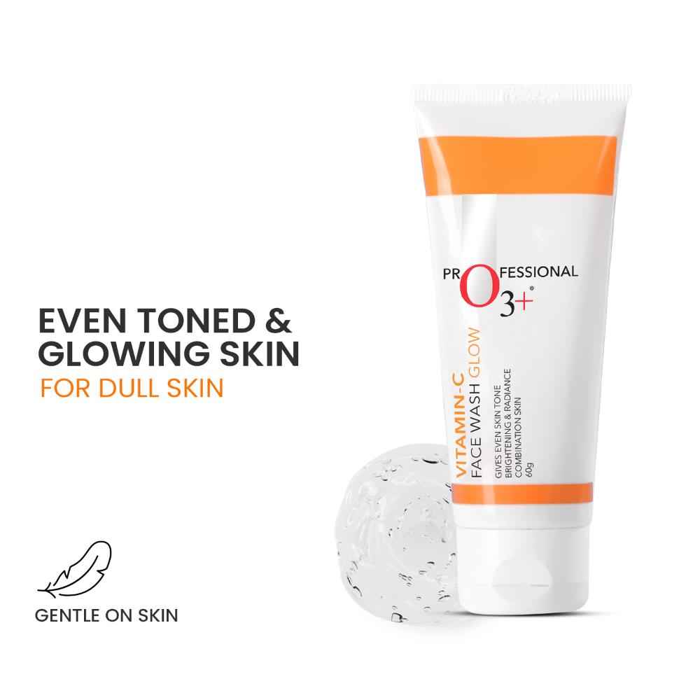 Buy O3+ Vitamin C Face Wash Glow For Daily Brightening & Gentle Cleansing (60 gm) - Purplle