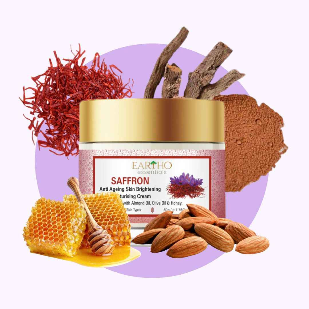 Buy Eartho Essentials Saffron Anti Ageing Cream 50 gm - Purplle