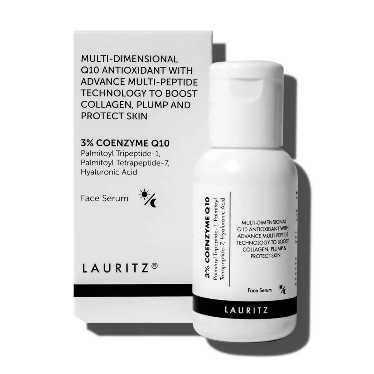 Buy LAURITZ 3% Coenzyme Q10 + Multi Peptide Collagen Booster Serum30 ml - Purplle