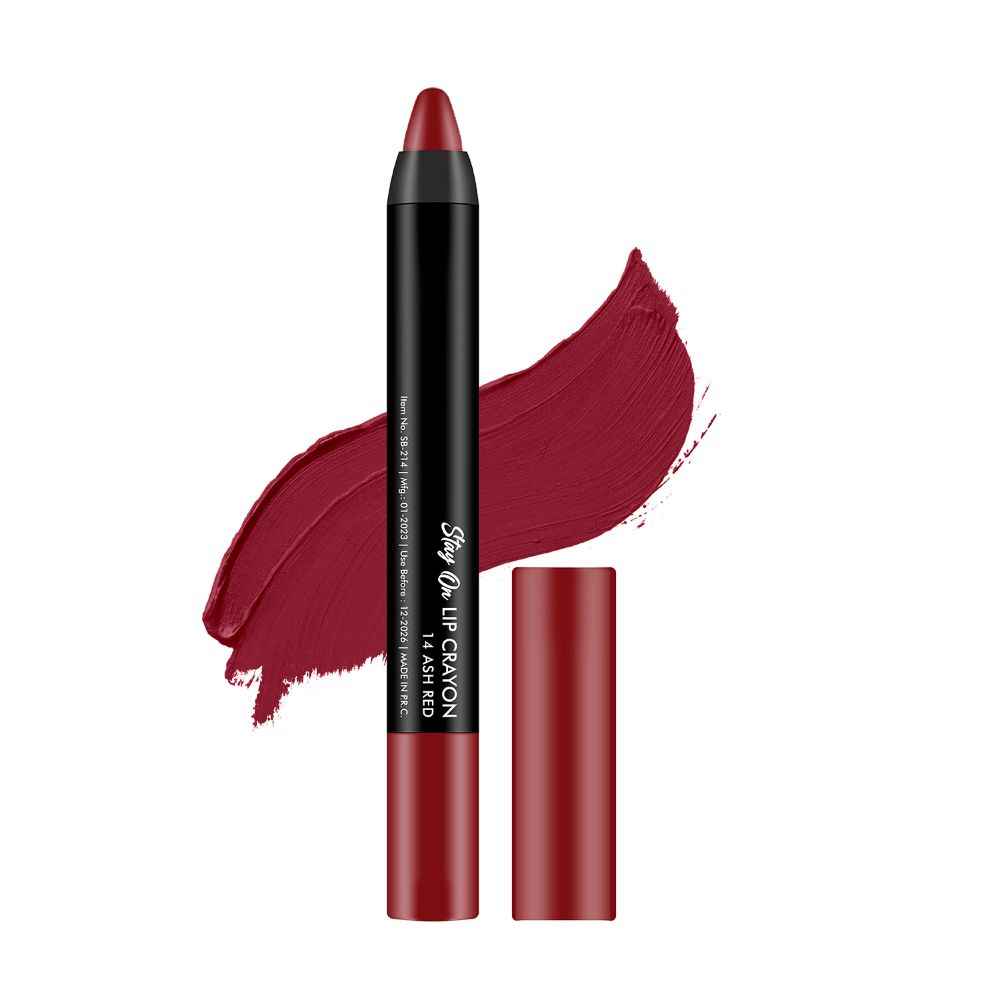 Buy Swiss Beauty Stay on Matte Crayon Lipstick SB-214-14 (Crayon) 3.5 gm - Purplle