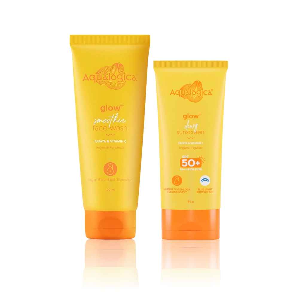 Buy Aqualogica Glow+ Dewy Skin Combo of 2 - Purplle
