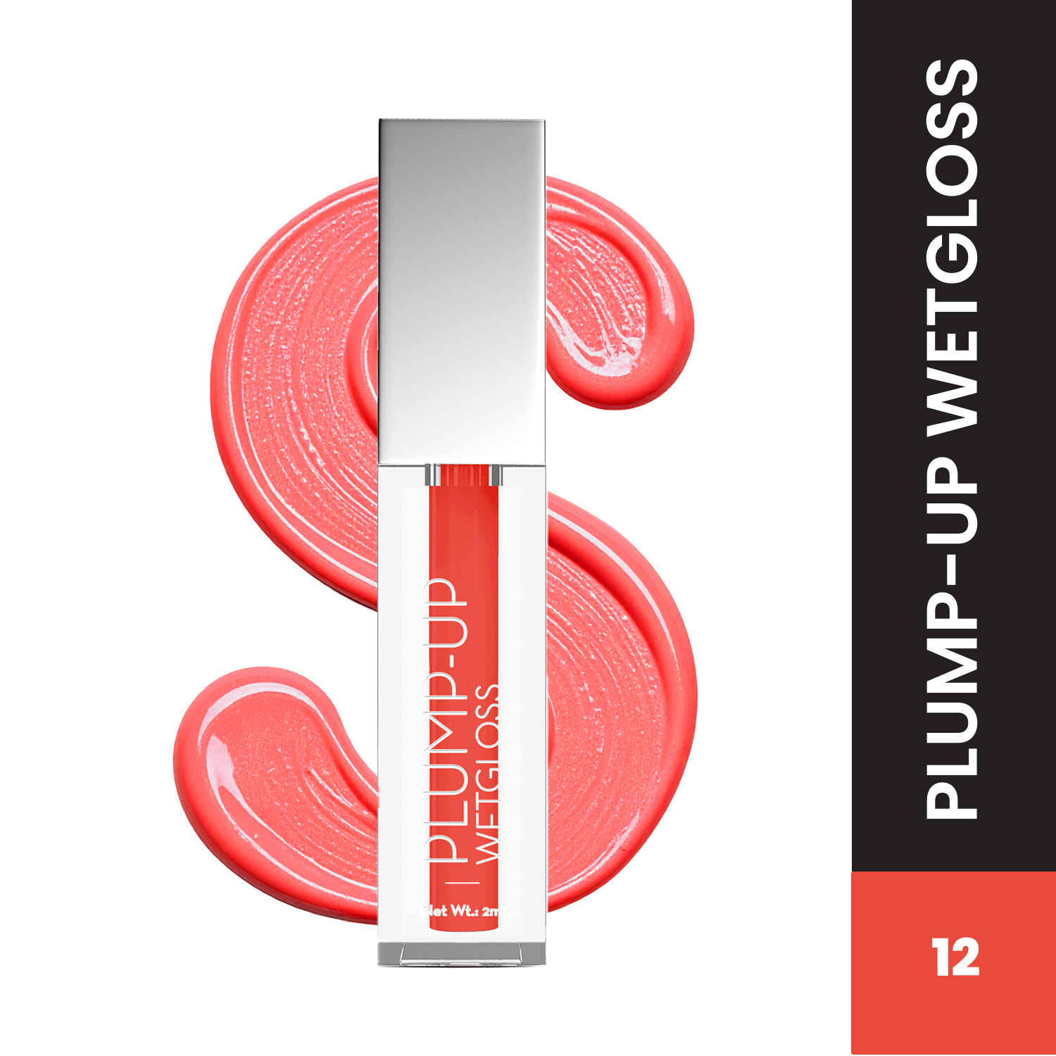 Buy Swiss Beauty Plump-Up Wet Lip Gloss for Glossy and Fuller Lips 12-Point The Town 2 ml - Purplle