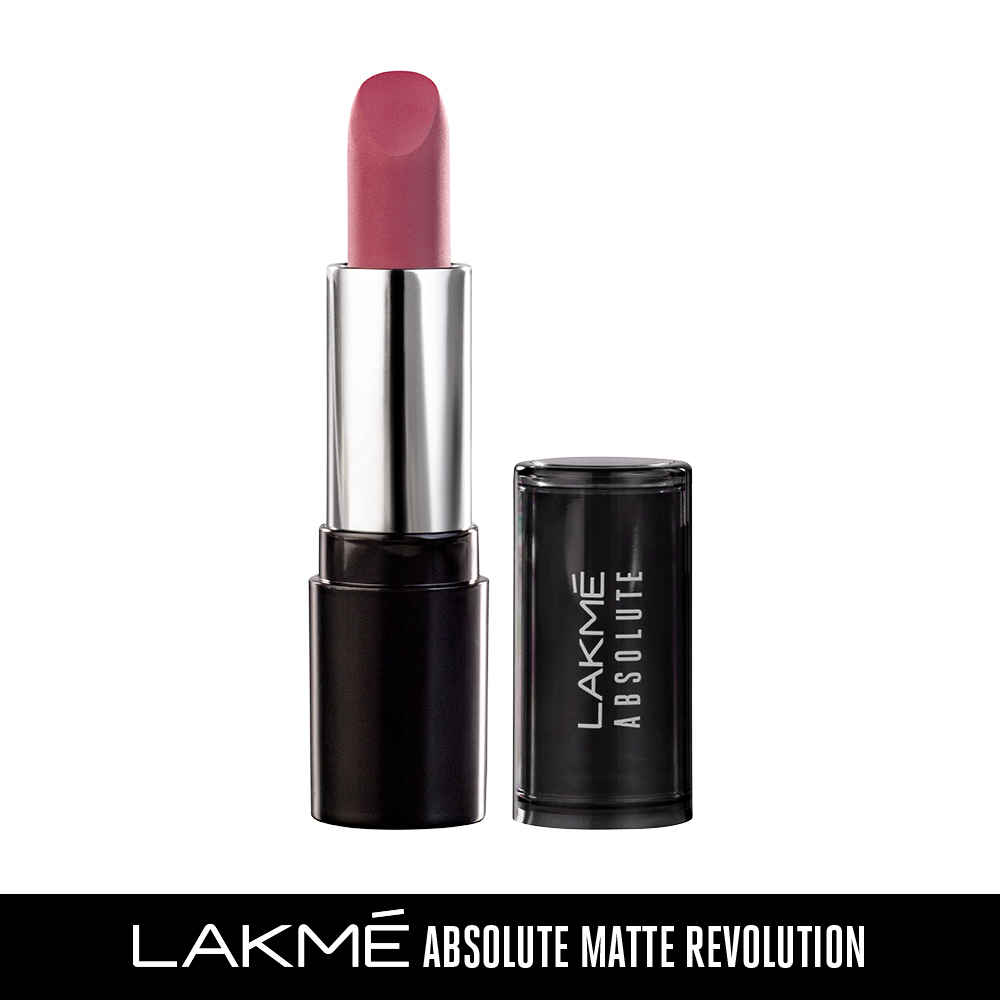 Buy Lakme Absolute Matte Revolution Lip Color - Mauve Mania 204 (4 gm) - Purplle