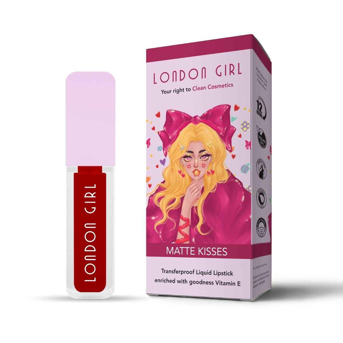 Buy London Girl liquid lipstick for women, long lasting lipstick | waterproof lipstick | matt lipstick, Transfer proof and Waterproof, Lasts Up to 12 hours (04 Piccadilly - Indian Red)3.5 ml - Purplle