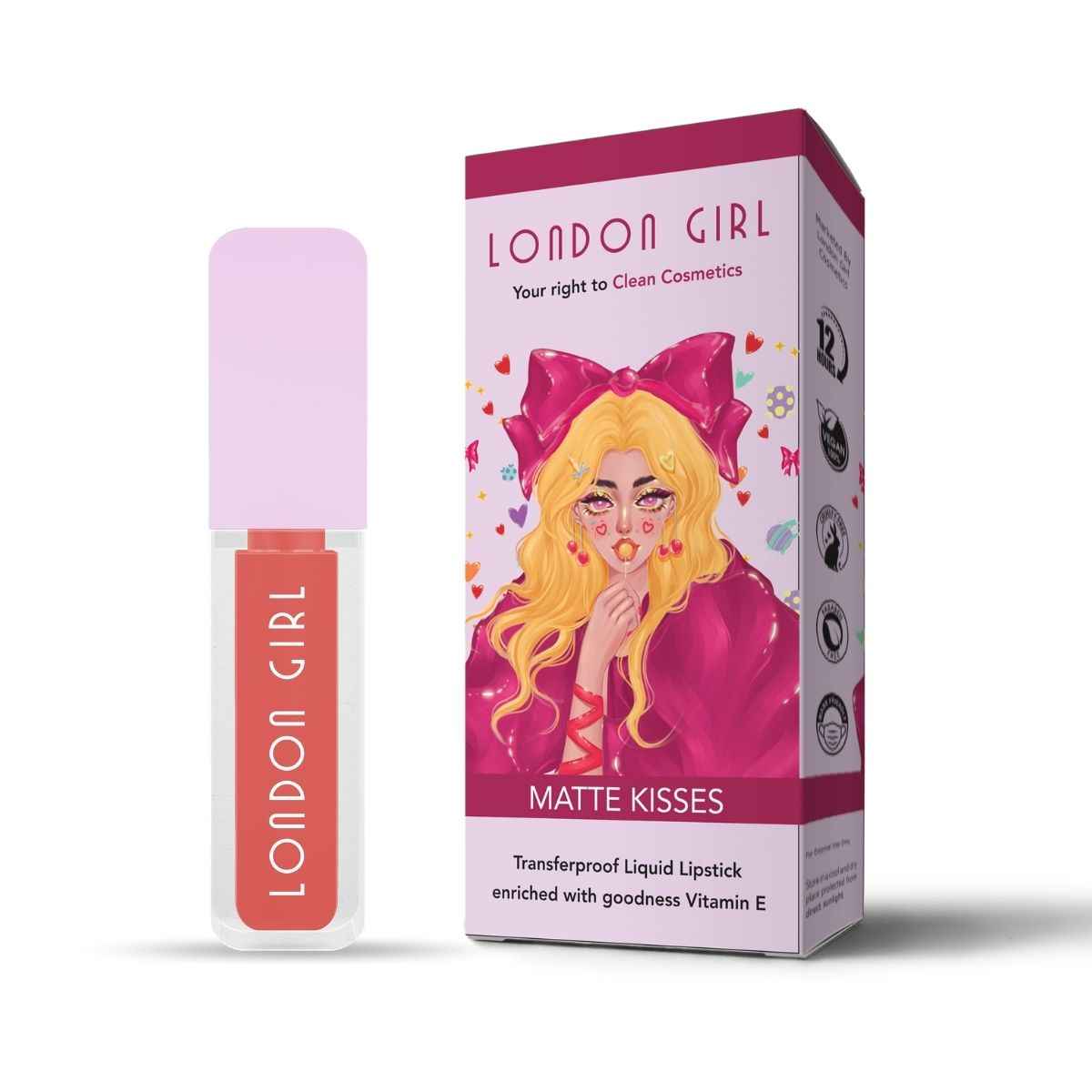 Buy London Girl liquid lipstick for women, long lasting lipstick | waterproof lipstick | matt lipstick, Transfer proof and Waterproof, Lasts Up to 12 hours (10 Tate - Peach Nude)3.5 ml - Purplle