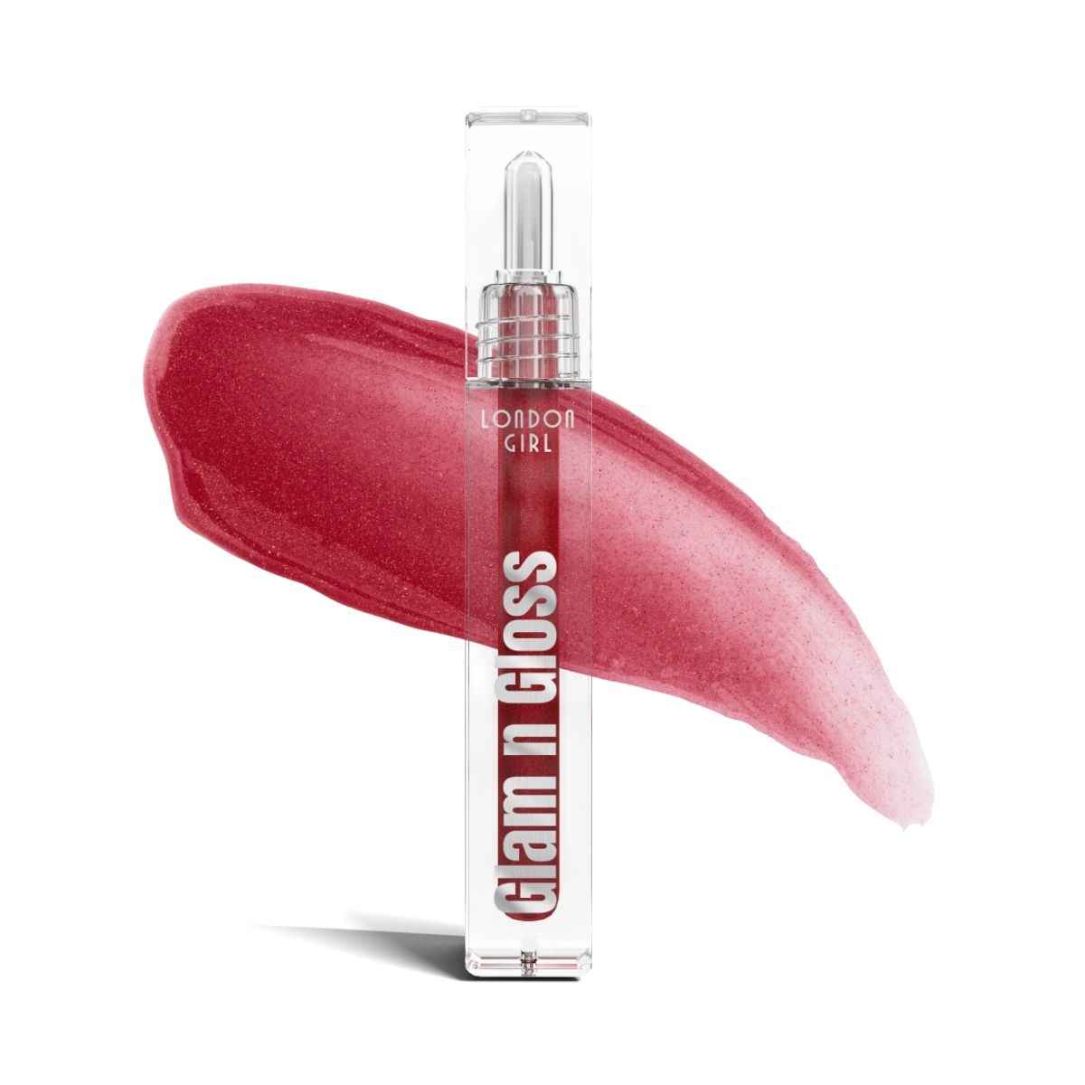 Buy London Girl Lip Gloss, Non Sticky | Pearl like Shine | Long Lasting Hydration -Paraben, Sulphate and SLS free (01 Cherry Pop)4.2 ml - Purplle