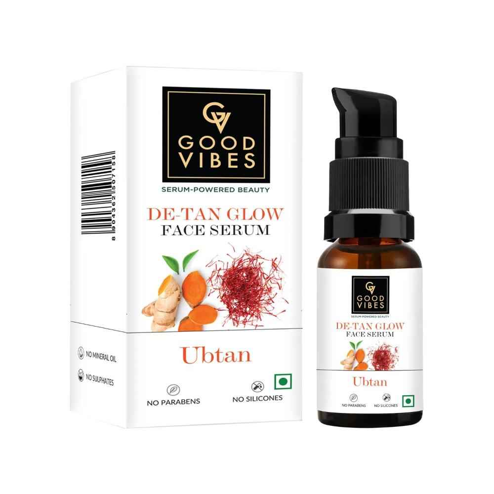 Buy Good Vibes Ubtan Insta Glow Face Serum | Brightening, Moisturizing | Vegan, No Parabens, No Sulphates, No Mineral Oil, No Animal Testing (30 ml) - Purplle