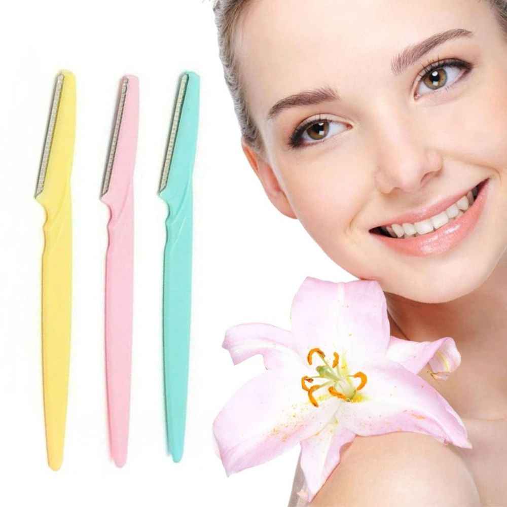 Buy Trendzie Skin Care Facial Hair/Eyebrow Hair Razor Epilation Tool for Women Pack of 3 (Assorted Color) - Purplle