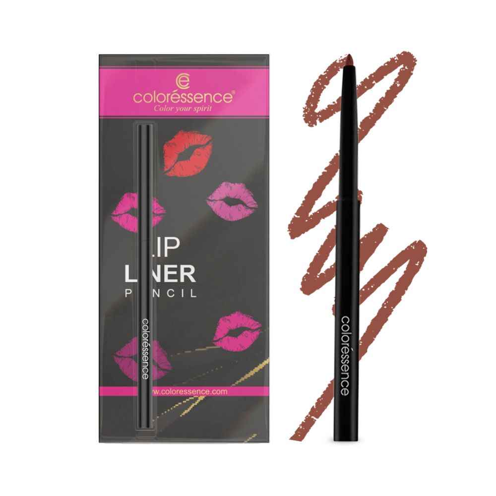 Buy COLORESSENCE Long Stay Smudge Free Waterproof Creamy Definer Lip Liner Pencil 0.25 gm - Chocolate - Purplle