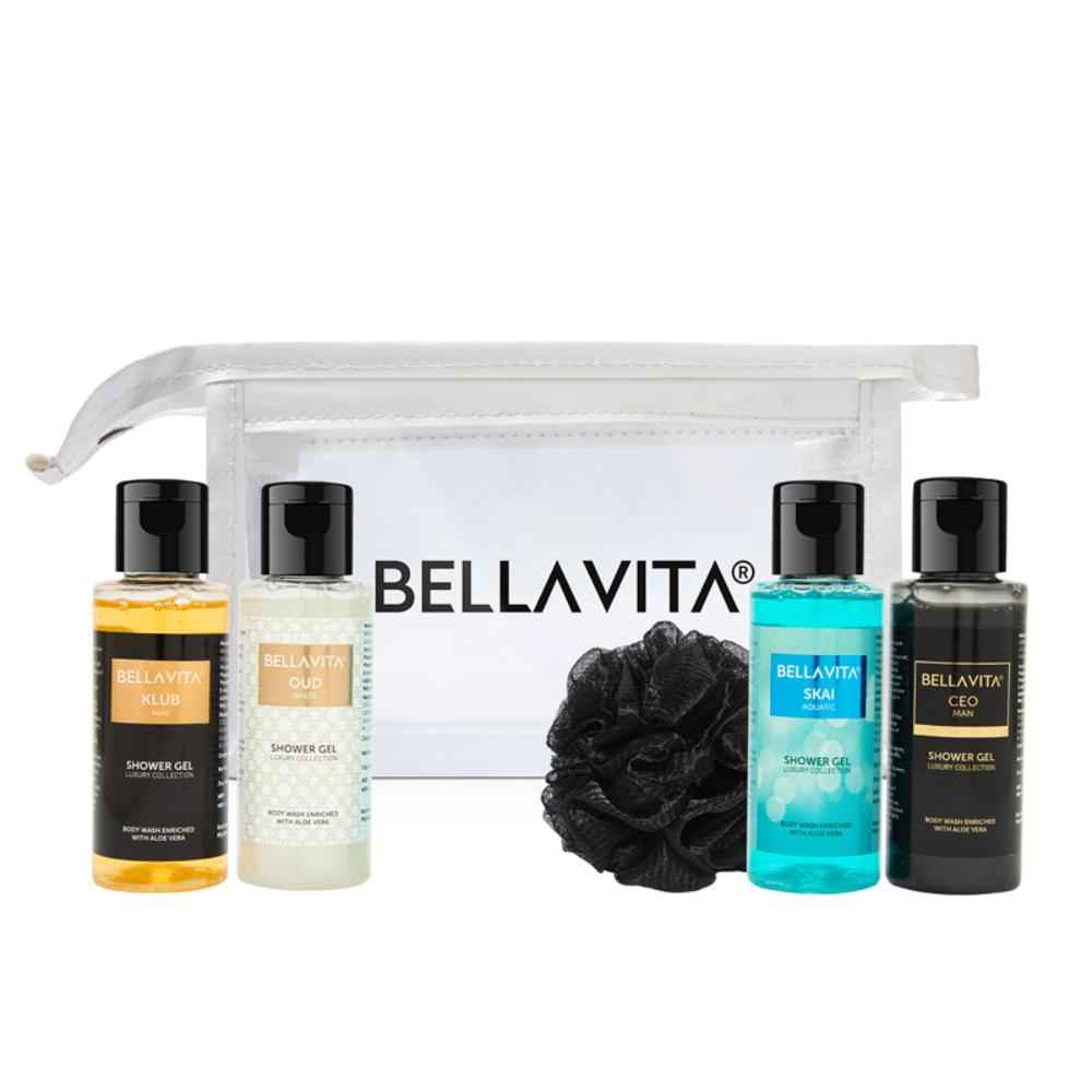 Buy Bella Vita Organic Shower Gels Travel Minis Kit - Purplle
