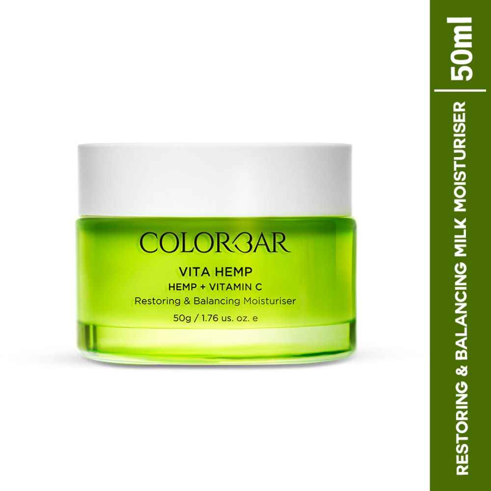 Buy Colorbar Vita Hemp Restoring and Balancing Moisturiser (50 g) - Purplle