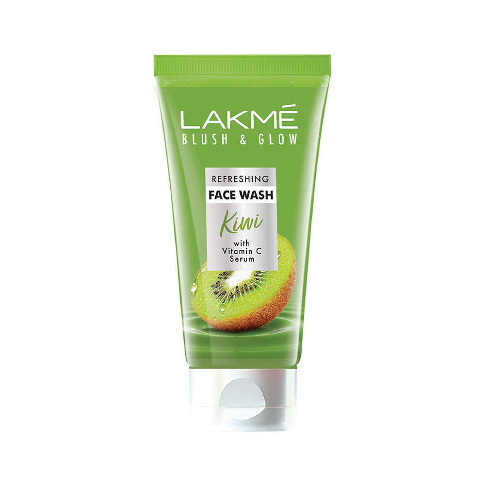 Buy Lakme Blush & Glow Refreshing Kiwi Facewash, with Vitamin C Serum 100 gm - Purplle