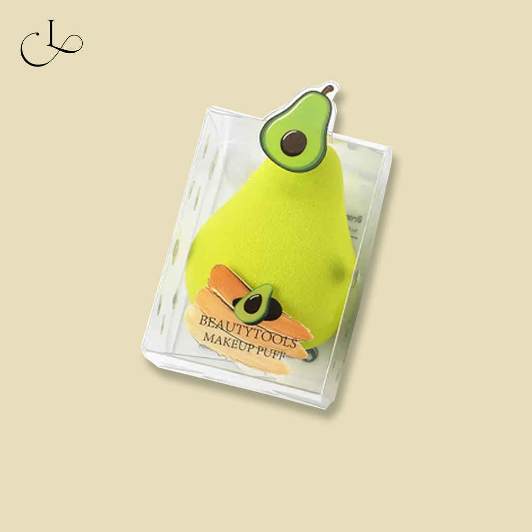 Buy Cuffs N Lashes Makeup Blender/Sponge Fruit Series Avocado 1 Pc - Purplle
