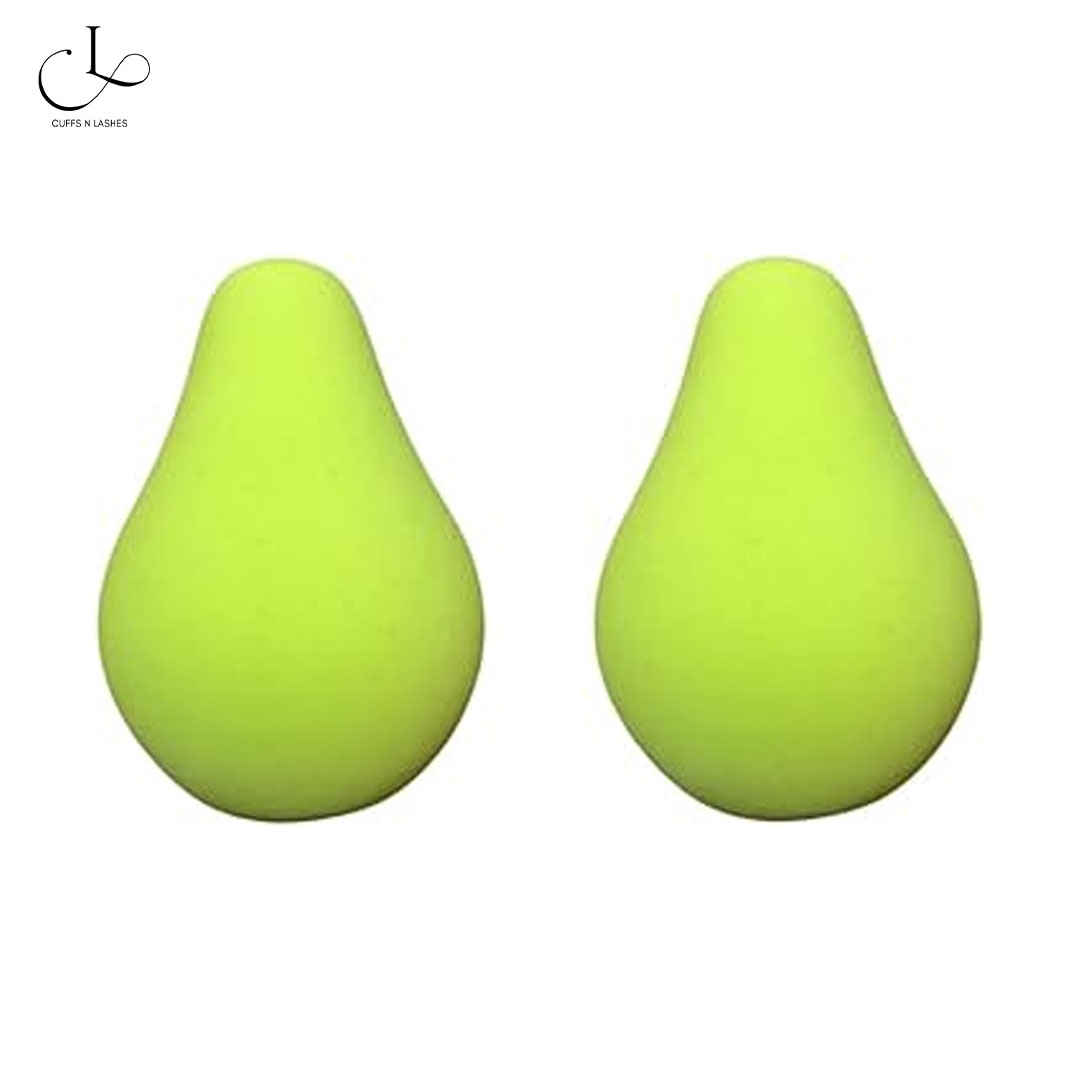 Buy Cuffs N Lashes Makeup Blender/Sponge Fruit Series Pear 1 Pc - Purplle
