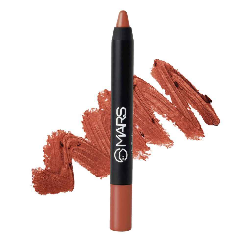 Buy MARS Won't Smudge Won't Budge Crayon Lipstick up to 12 Hours Stay | Matte Finish | Waterproof | Won't Smudge Won't Budge Lip Crayon (3.5 gm) (21-Boss Lady) - Purplle