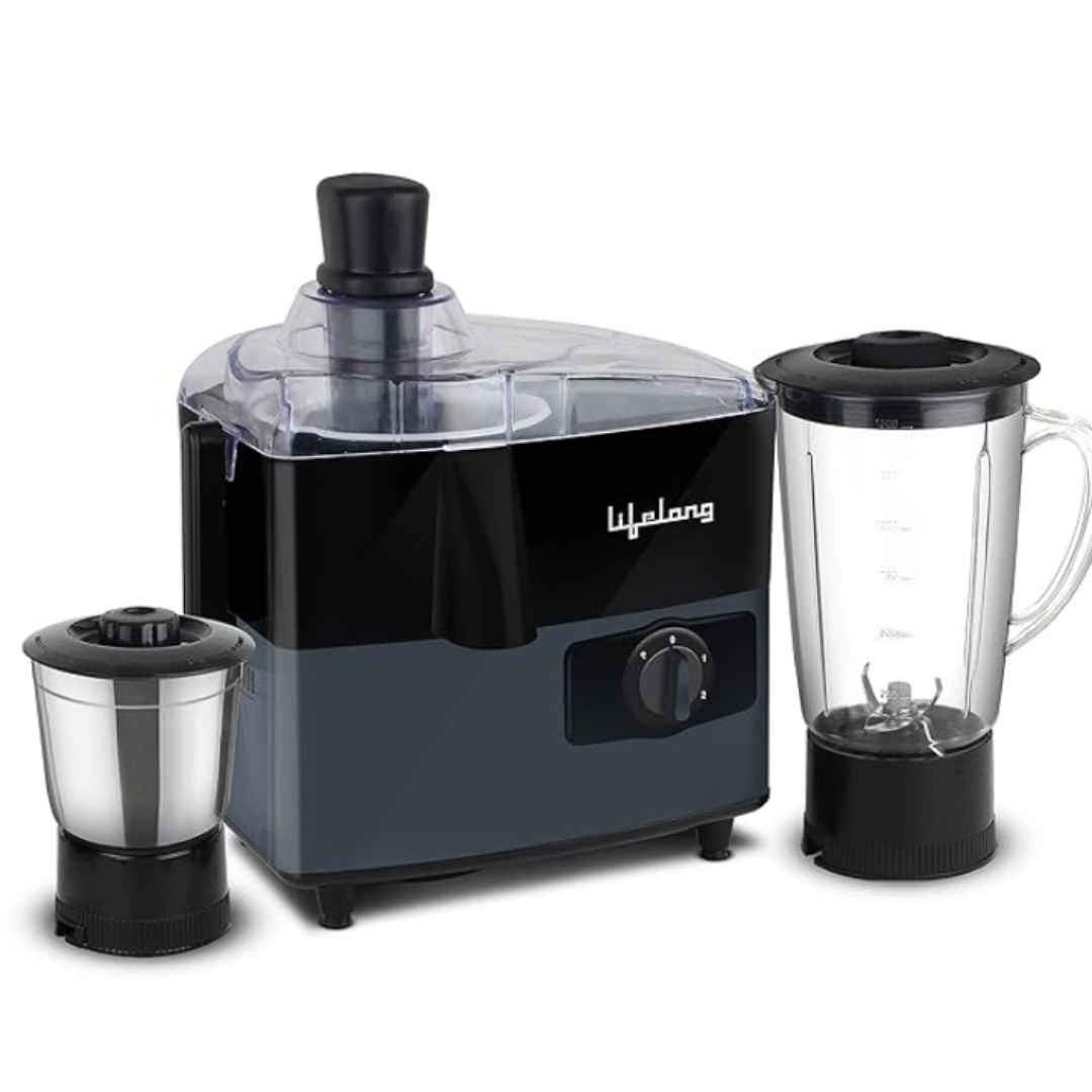 Buy GoNari Lifelong Spinny 2 Jar Juicer Mixer Grinder 450W - Purplle