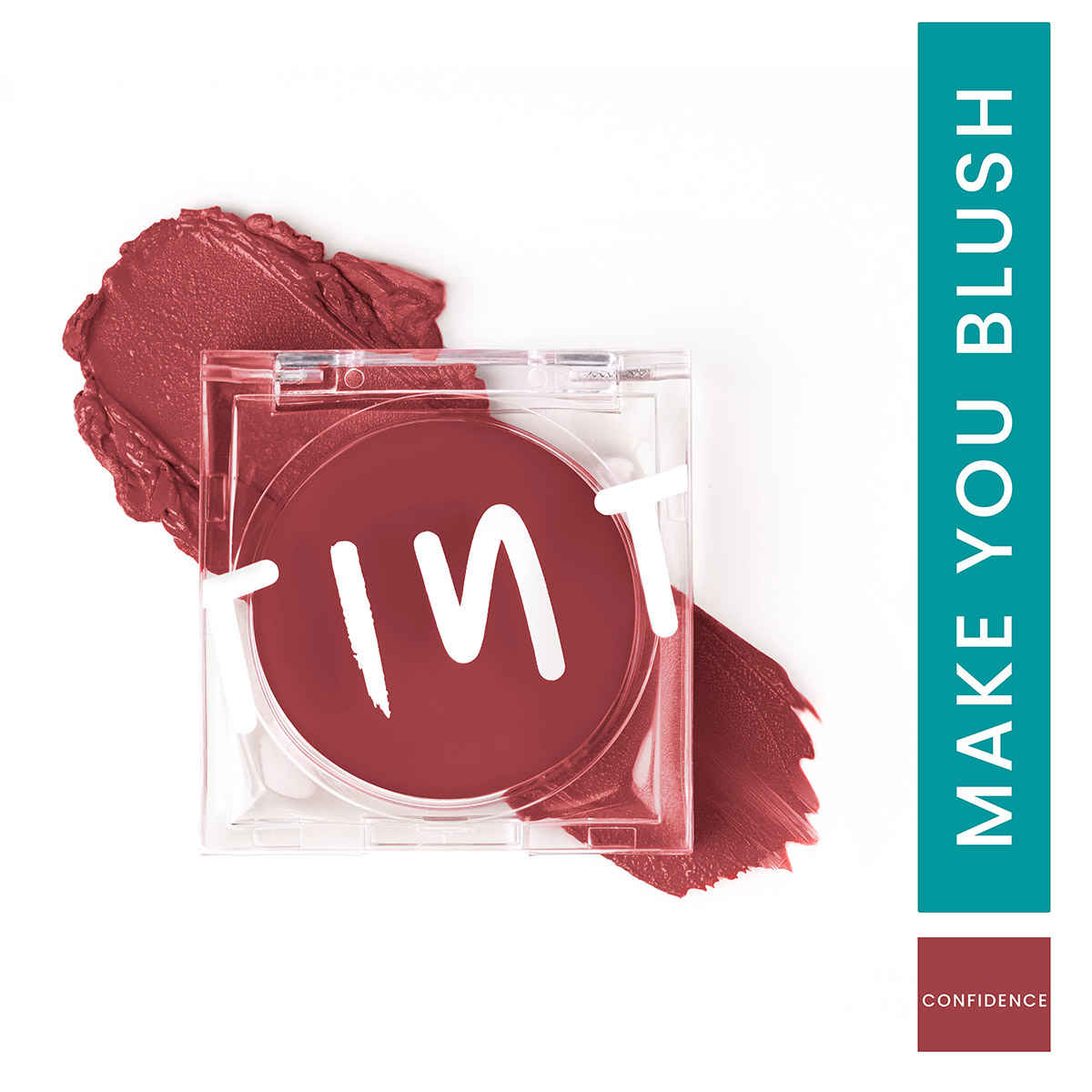 Buy Tint Cosmetics Confidence Blusher, Maroon, 4.5 gm - Purplle