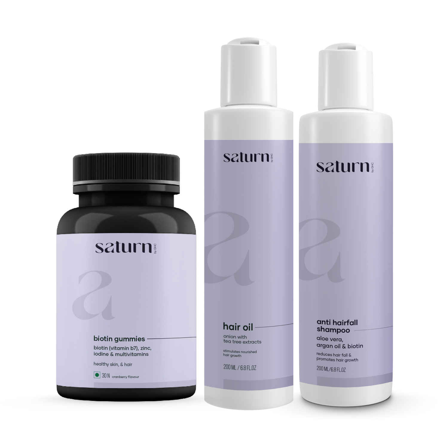 Buy Saturn By GHC Hair Strengthening Kit Combo of 3 - Purplle