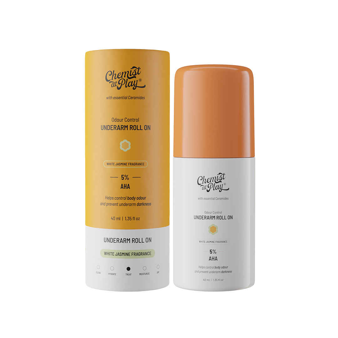 Buy Chemist at Play UnderArm Roll On | Alcohol & Aluminium Free | White Jasmine | Women & Men Deodorant Roll-on - For Men & Women (40 ml) - Purplle
