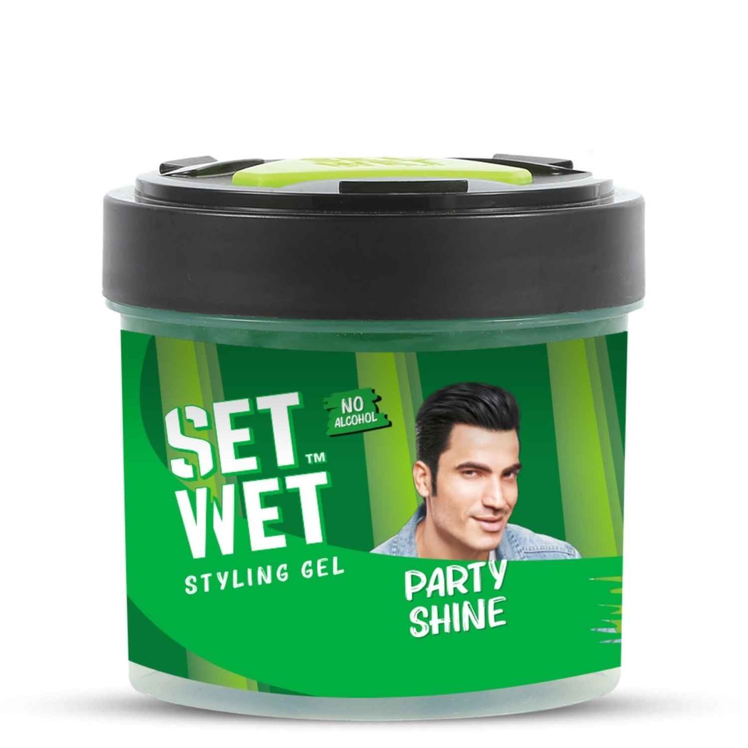 Buy Set Wet Hair Gel for Men, Party Shine Jar (250 ml) - Purplle