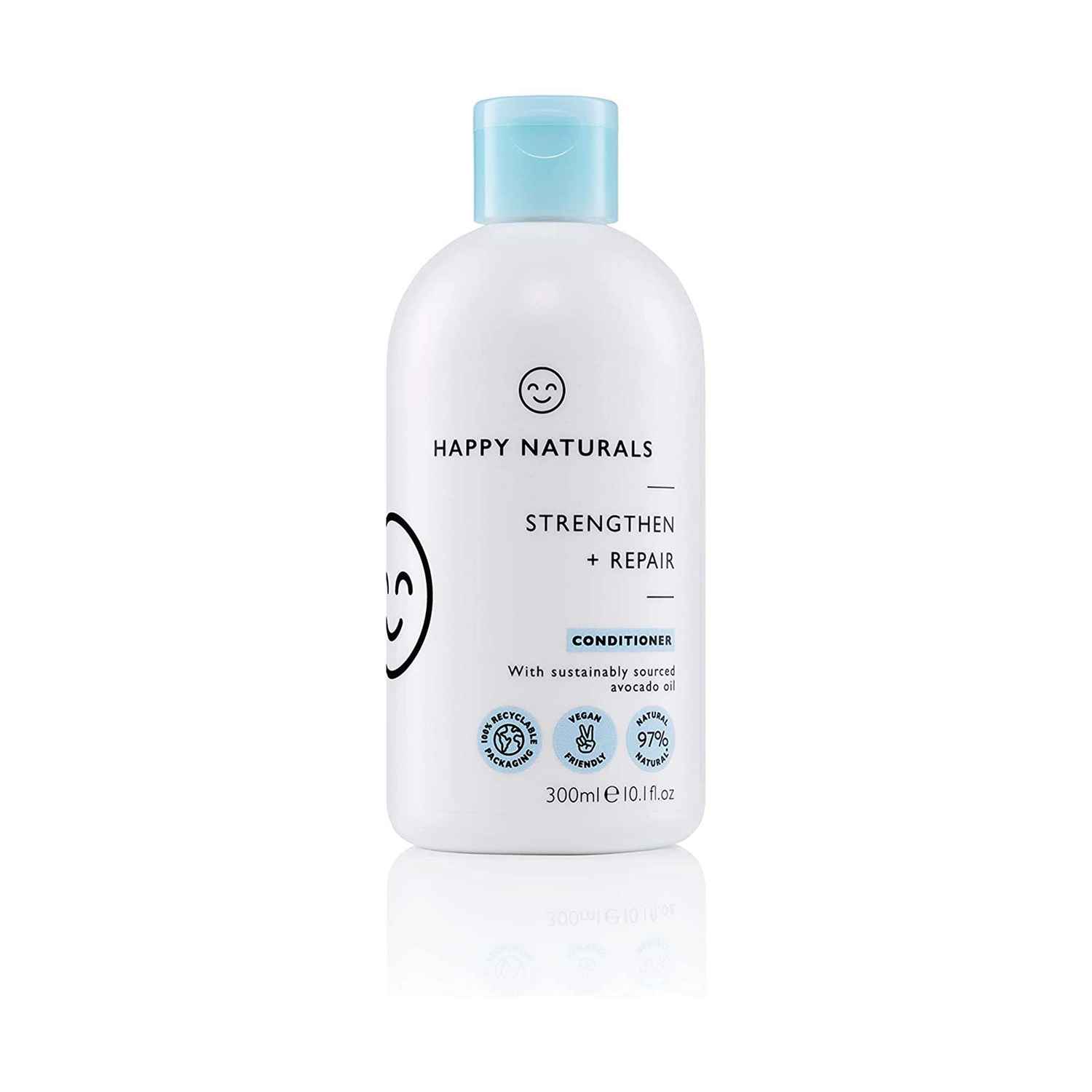 Buy Happy Naturals Strengthen + Repair Conditioner 300ml - Purplle