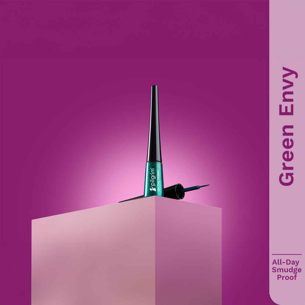 Buy Pilgrim Metallic Eyeliner Green Envy,Long Lasting,Water Resistent, for woman 3.5 ml - Purplle