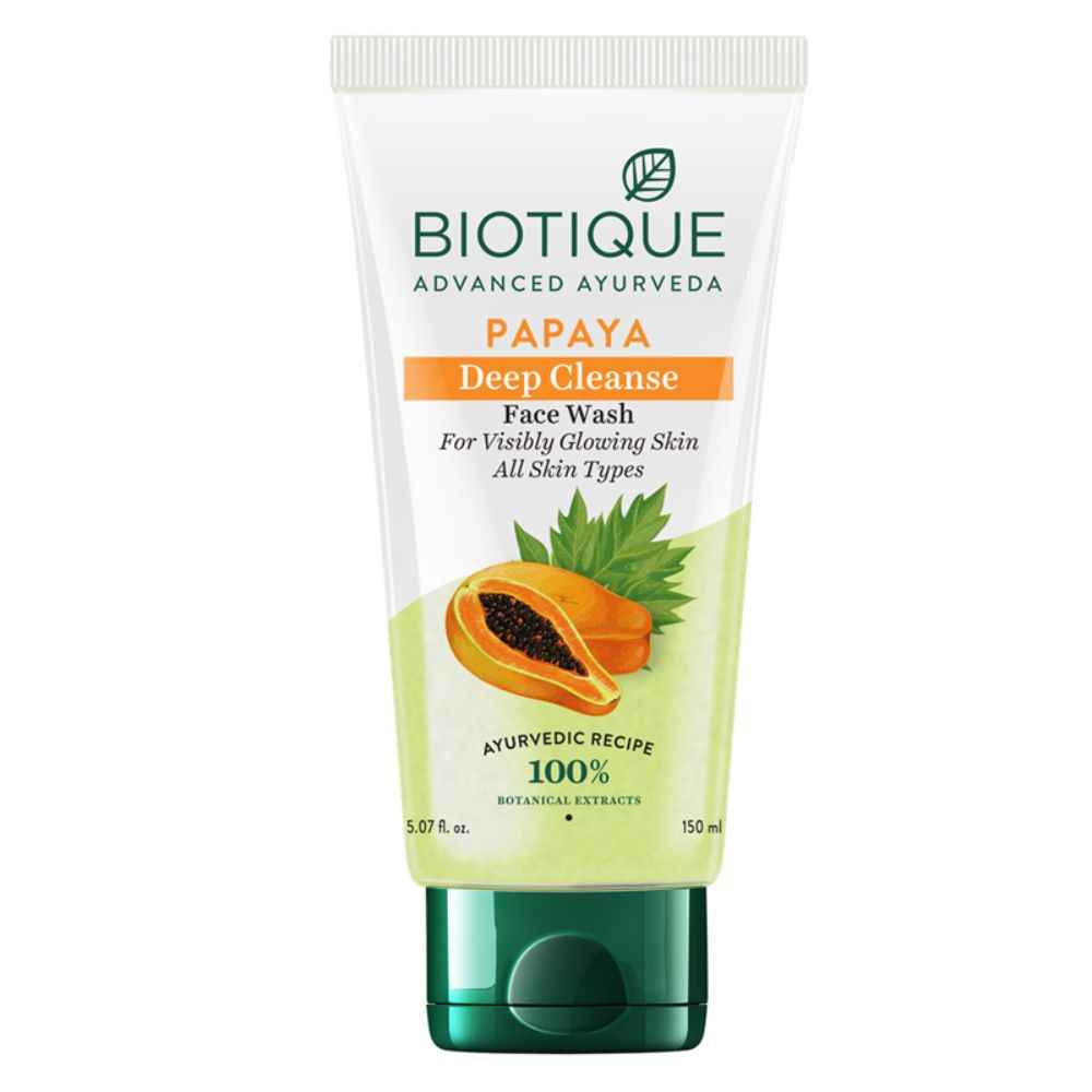 Buy Biotique Papaya Deep Cleanse Face Wash (150 ml) - Purplle