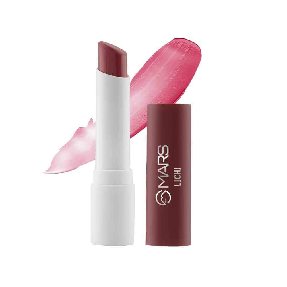 Buy MARS Aqua Splash Tinted Lip Balm Enriched with Shea Butter, Jojoba Oil, Vitamin-E & Cocoa Extract | Repair Chapped Lips | Non-Sticky, Moisturising & Nourishing (3 gm) (07-LICHI) - Purplle