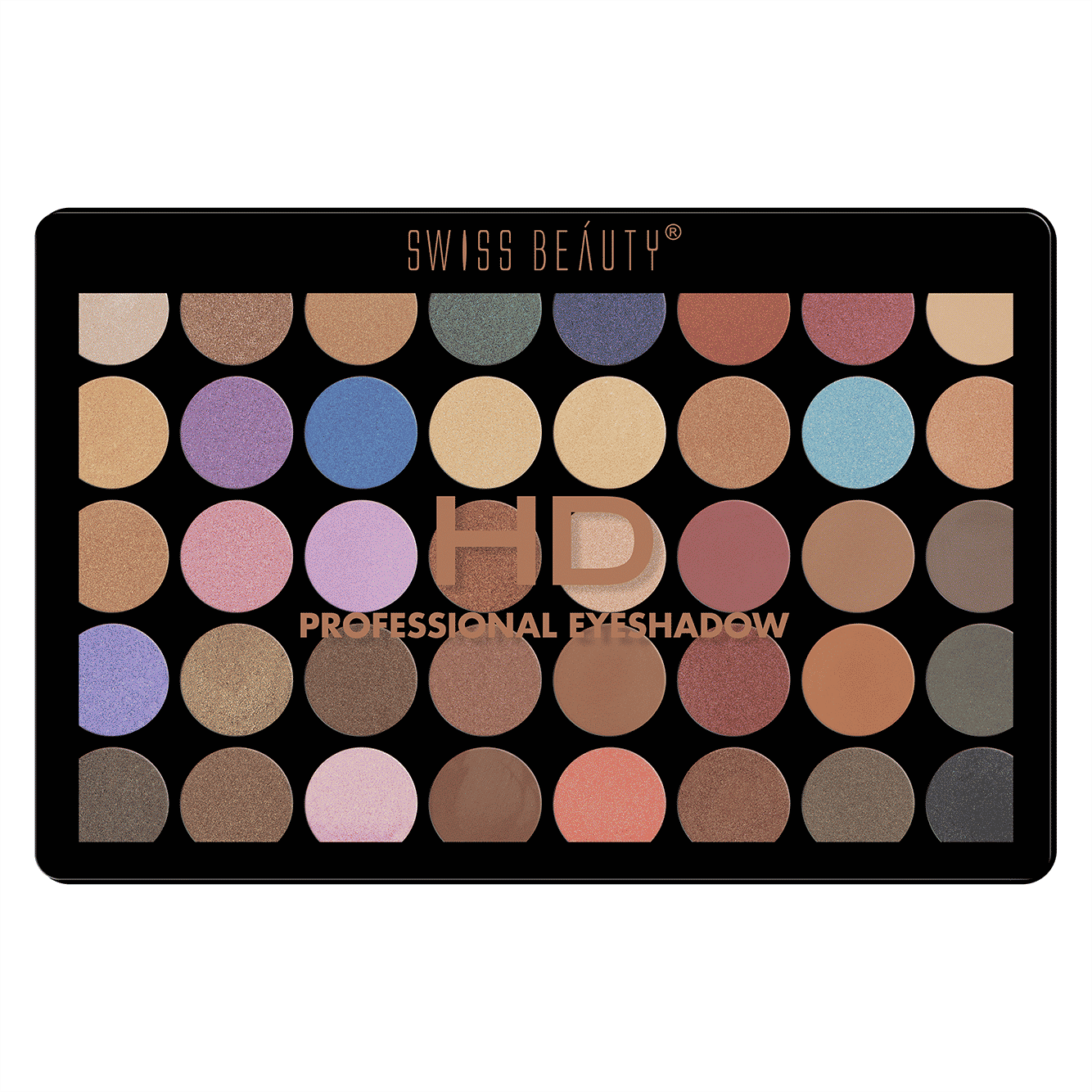 Buy Swiss Beauty HD Professional Eyeshadow Pallete - Multi-02 (48 gm) - Purplle