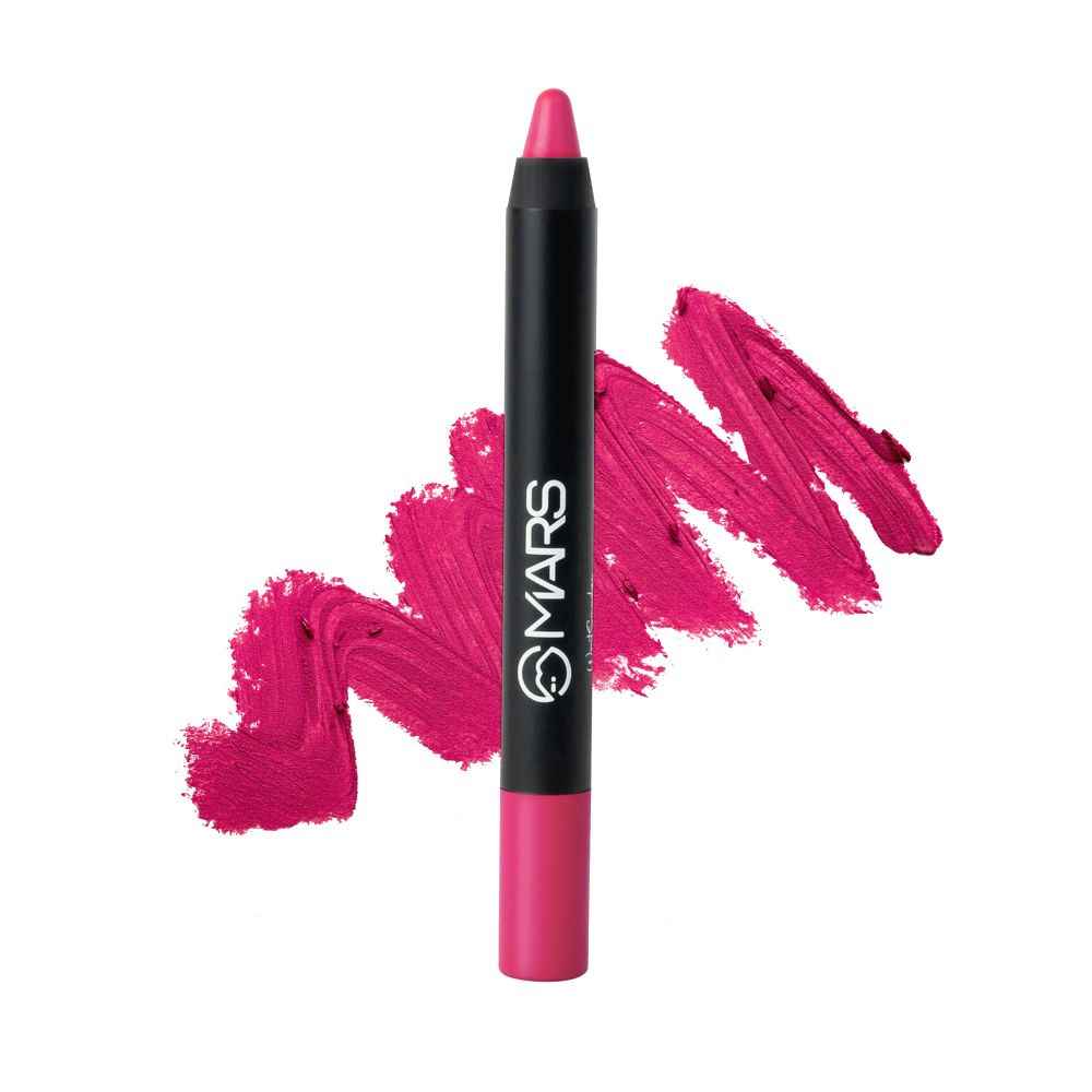 Buy MARS Won't Smudge Won't Budge Crayon Lipstick up to 12 Hours Stay | Matte Finish | Waterproof | Won't Smudge Won't Budge Lip Crayon (3.5 gm) (07-Let's Do It) - Purplle
