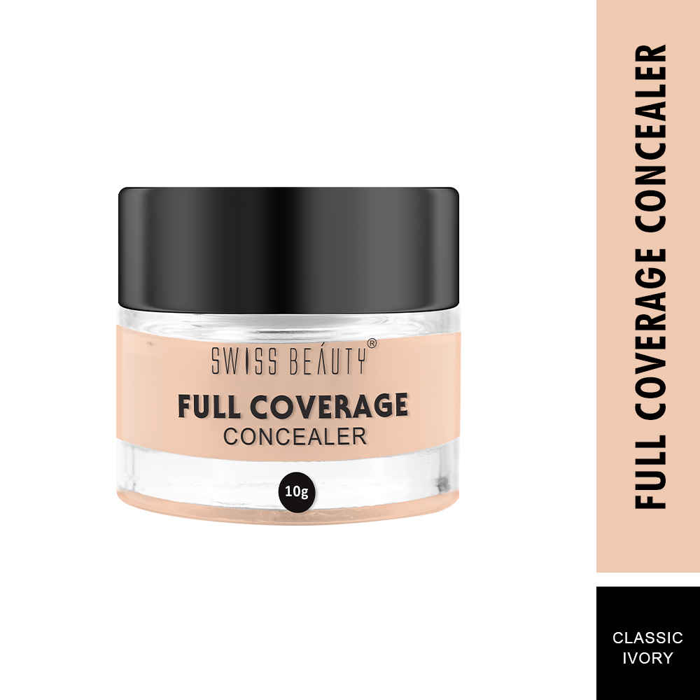 Buy Swiss Beauty Full Coverage Concealer Classic-Ivory (10 gm) - Purplle