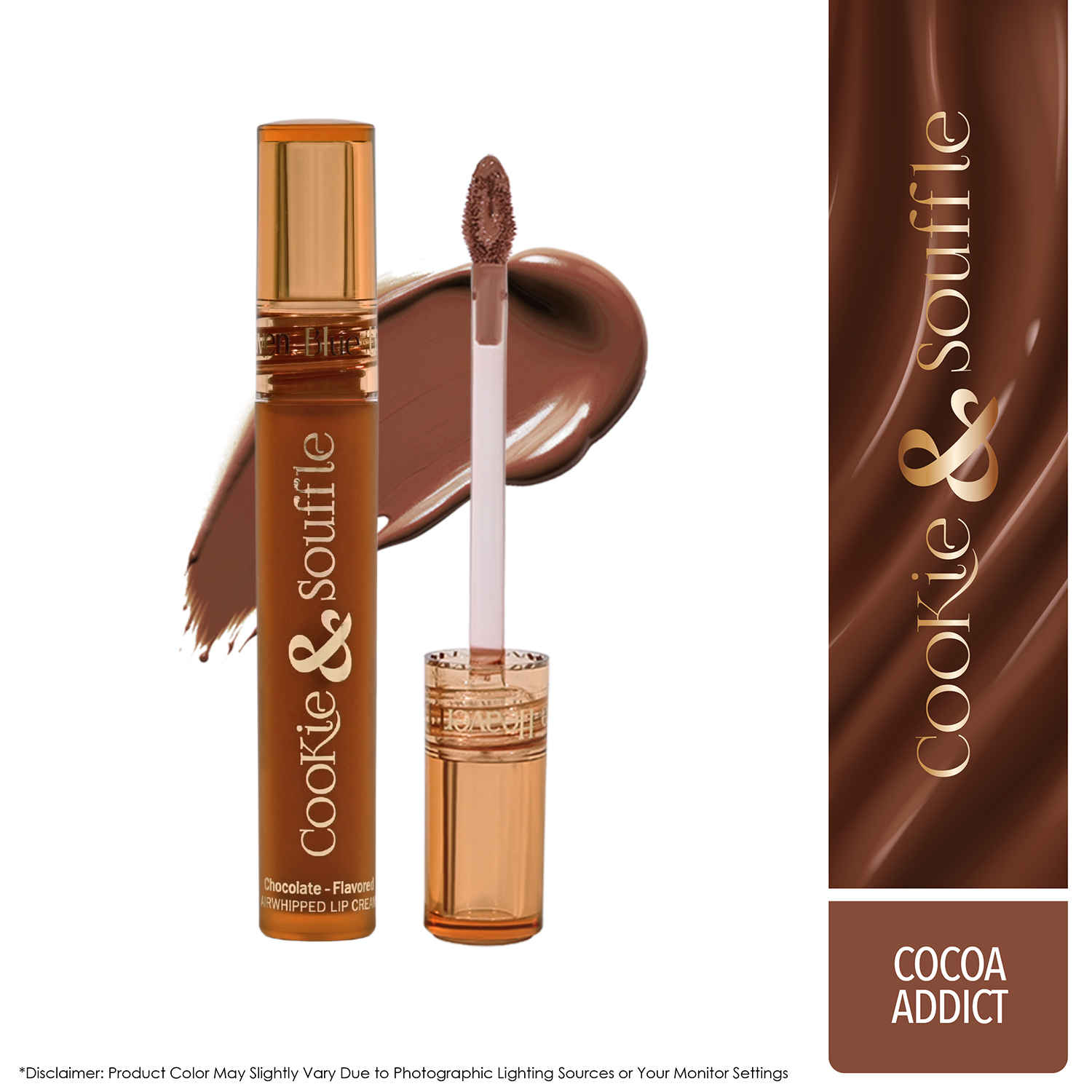 Buy Blue Heaven Cookie & Souffle Matte Lipstick for Women, Long lasting Liquid lipstick, Enriched with Cocoa Butter & Rosehip Oil, Softening & Nourishing Lip color - Cocoa Addict, 3.2 ml - Purplle
