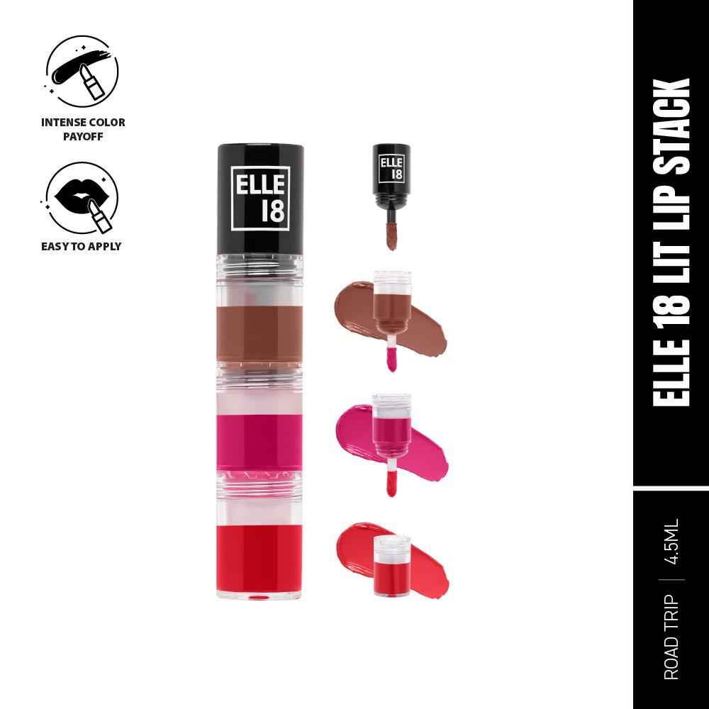 Buy Elle18 Lit Lip Stack Road Trip 4.5 ml - Purplle