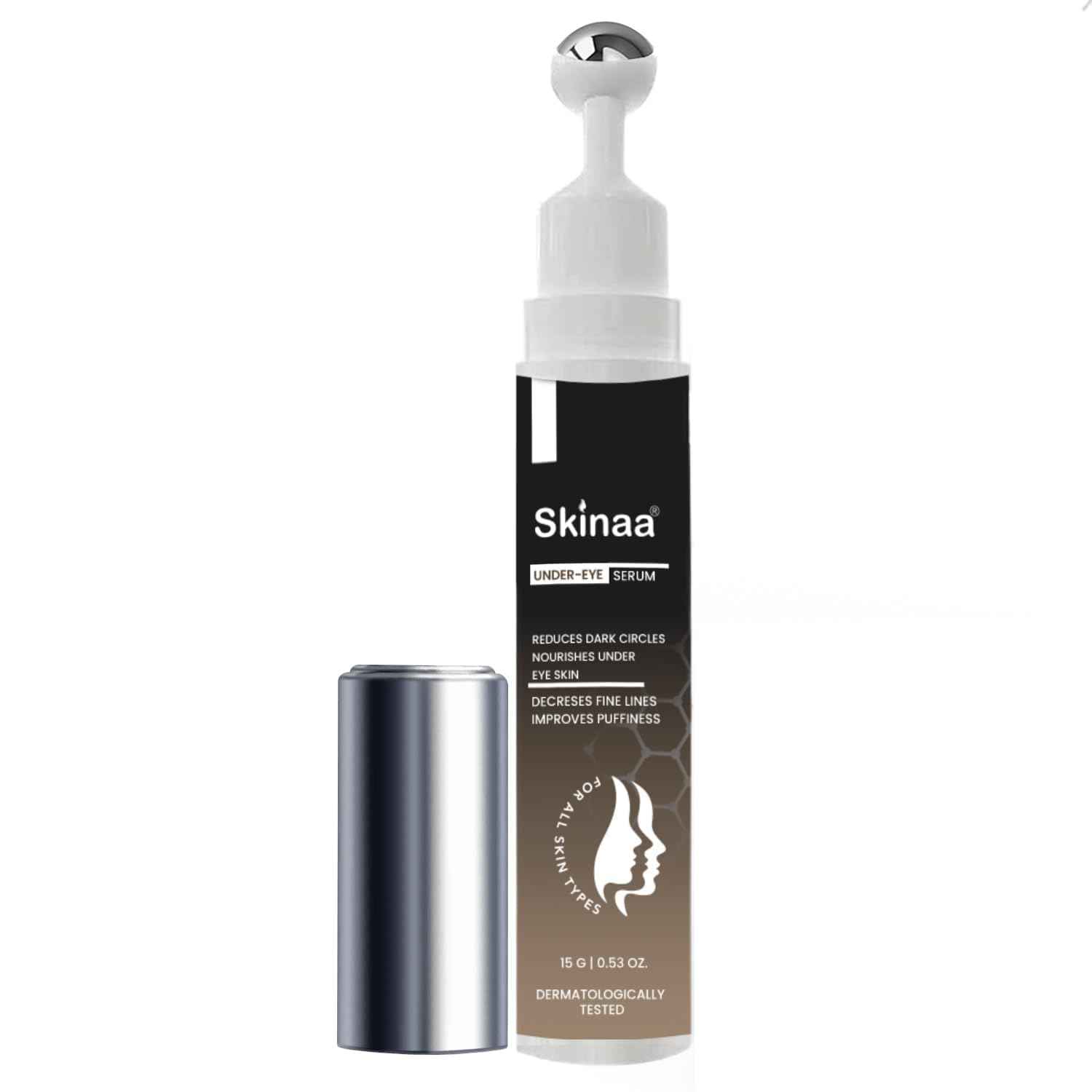Buy Skinaa Under Eye Serum Roll On | For Reduce Dark Circle, Puffiness, Wrinkles and Eye Bags | Enriched with Granactive Retinoid | Hyaluronic Acid | Cocoa & Shea Butter - 15 G - Purplle