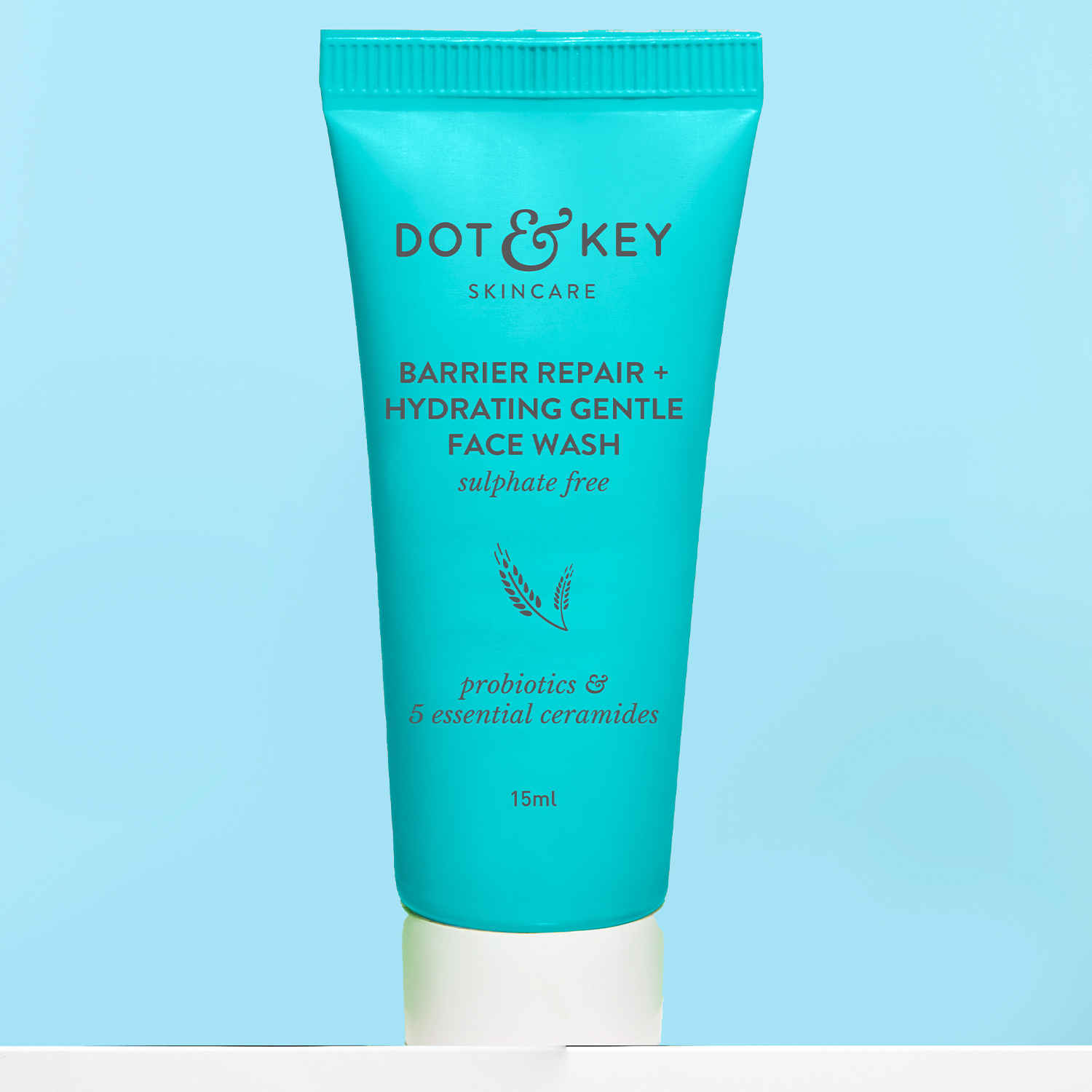 Buy Dot & Key Barrier Repair Hydrating Gentle Face Wash 15ml - Purplle