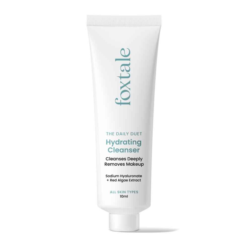 Buy Foxtale The Daily Duet Gentle Cleanser Hydrating Face Wash, Restores Moisture-10 ml - Purplle
